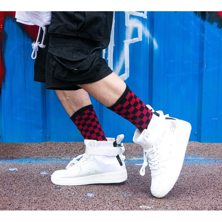 Tất Vớ CARO cao cổ nam nữ, Vớ Unisex, Vớ thể thao, Vớ phong cách đường phố.