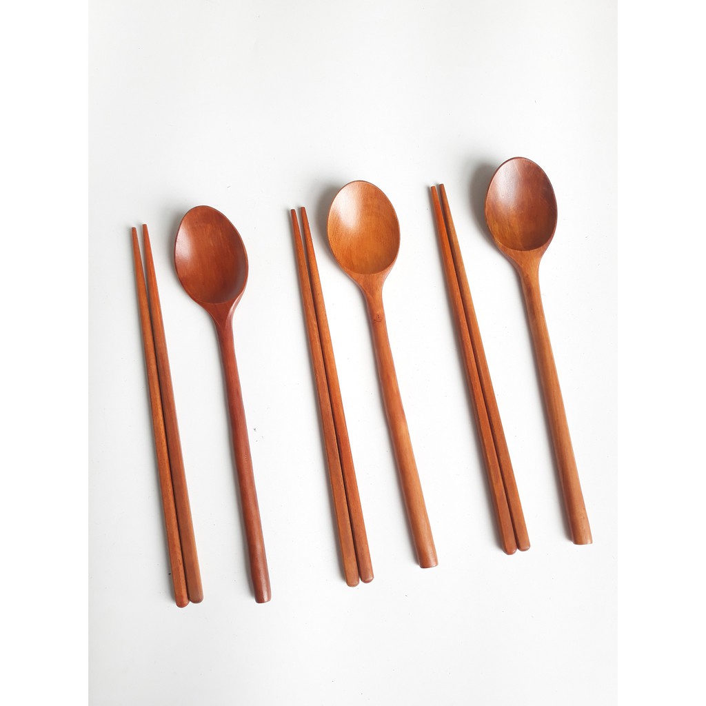 Đũa gỗ cẩm trơn đầu tròn 23 cm