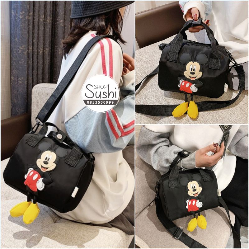 (FreeShip) Túi đeo có quai xách hình chuột Mickey