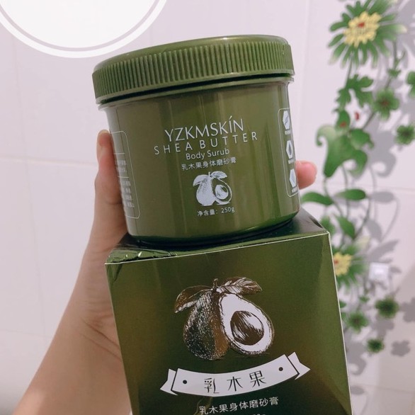 TINH CHẤT TẨY DA CHẾT TỪ TRÁI BƠ YZKMSKIN SHEA BUTTER