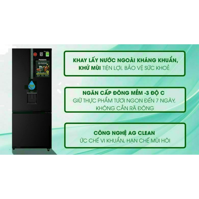 Tủ lạnh Panasonic inverter 410 Lít NR-BX460WKVN.MODEL2020.NEW