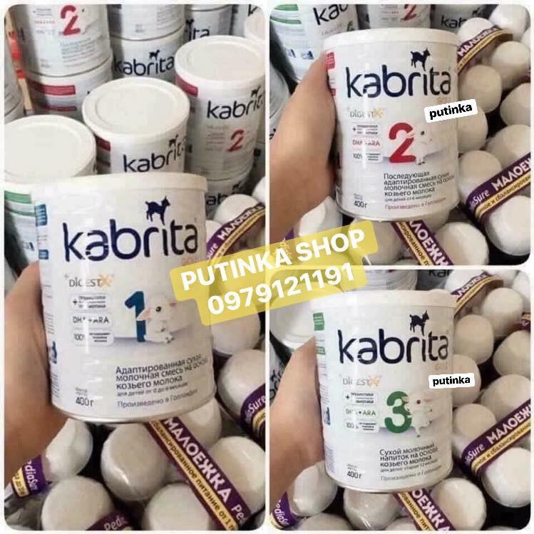 Sữa dê KABRITA GOLD 800gr xách tay Nga