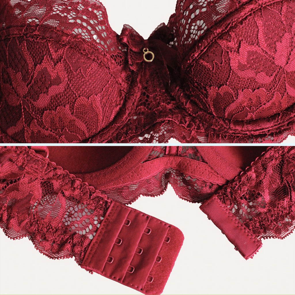[Mã FASHIONT4WA2 giảm 10K đơn 50K] Bộ lót ren có gọng không đệm mềm mại sexy gắn nơ dễ thương - B13 | BigBuy360 - bigbuy360.vn
