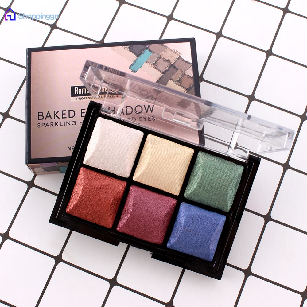 Bảng phấn mắt 6 màu sắc hiệu ứng lì/ ánh ngọc trai tự nhiên PHOERA
 | BigBuy360 - bigbuy360.vn