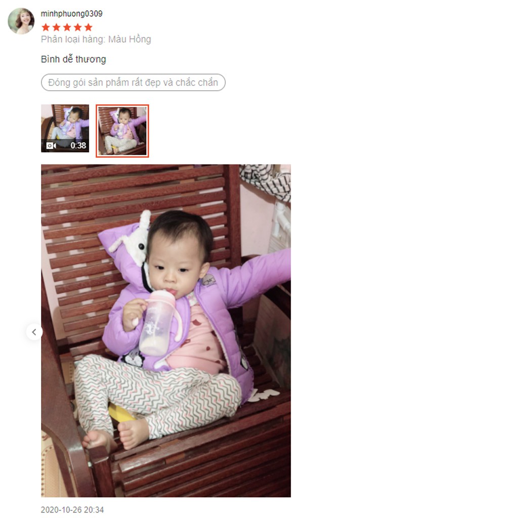 Bình Sữa BOCBOC và AYMER 3 Trong 1,chống sặc,chống đầy hơi có tay cầm cho bé dung tích 240ml