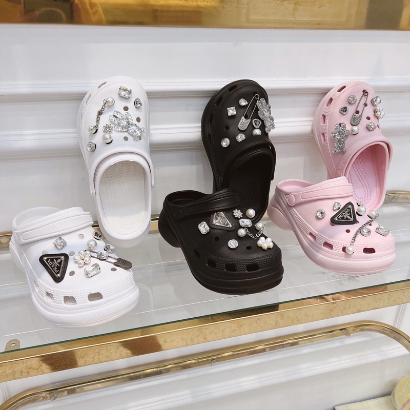 Dép Cross full cham đế 5cm