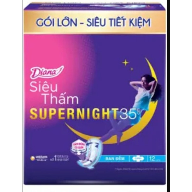 1 gói băngvệ sinh Diana ban đêm 29/35cm