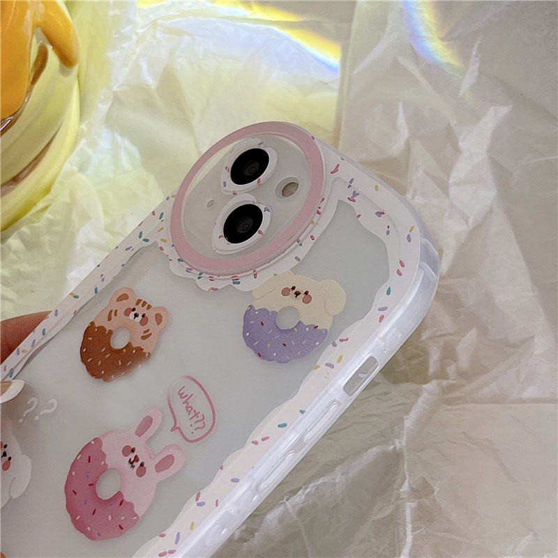 Ốp lưng iphone ốp Điện Thoại Hình Bánh Donut Chống Sốc Cho iPhone 14 13 12 11 PROMAX XS XR XSMAX SE2020 6 7 8PLUS