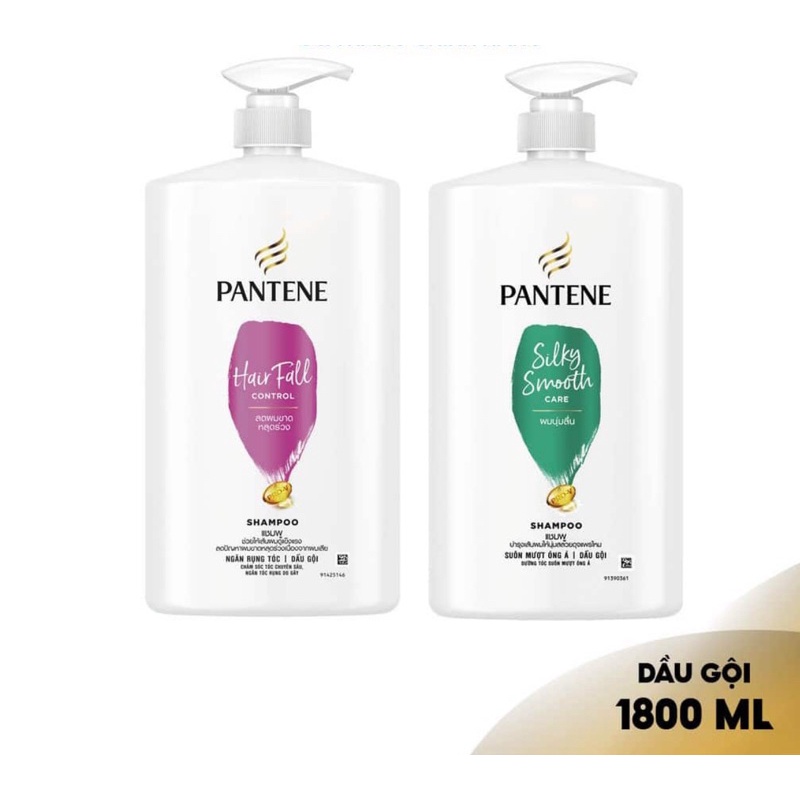 DẦU GỘI PANTENE NGĂN RỤNG TÓC/ SUÔN MƯỢT ÓNG Ả CHAI 1,8L