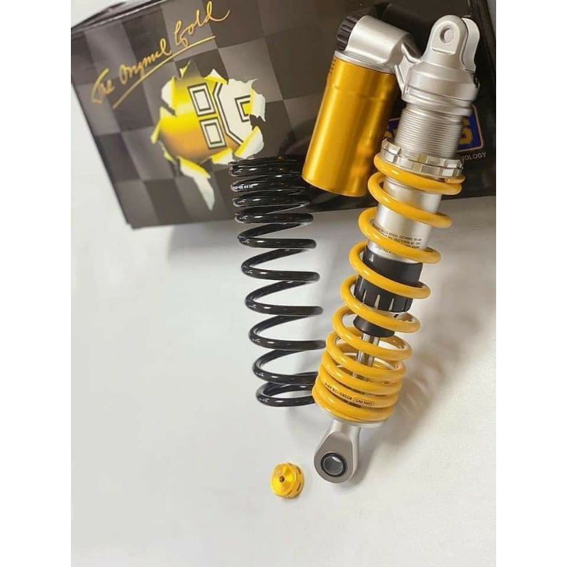 Phuộc Sau Ohlins Vario Click Vision Luvias 2 Lò Xo, Tặng Kèm Núm Bông Cnc, Cây Tăng Chỉnh