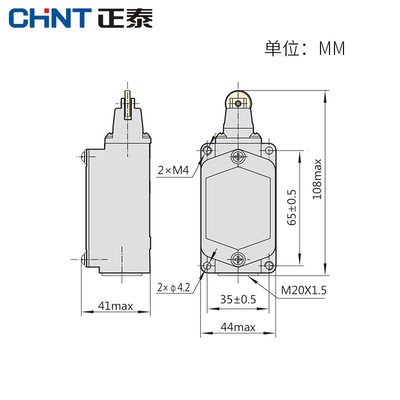 Tích Thái đột quỵ chuyển đổi máy CNC giới hạn chuyển đổi vi mô bánh xe Pít tông YBLX-K1/411