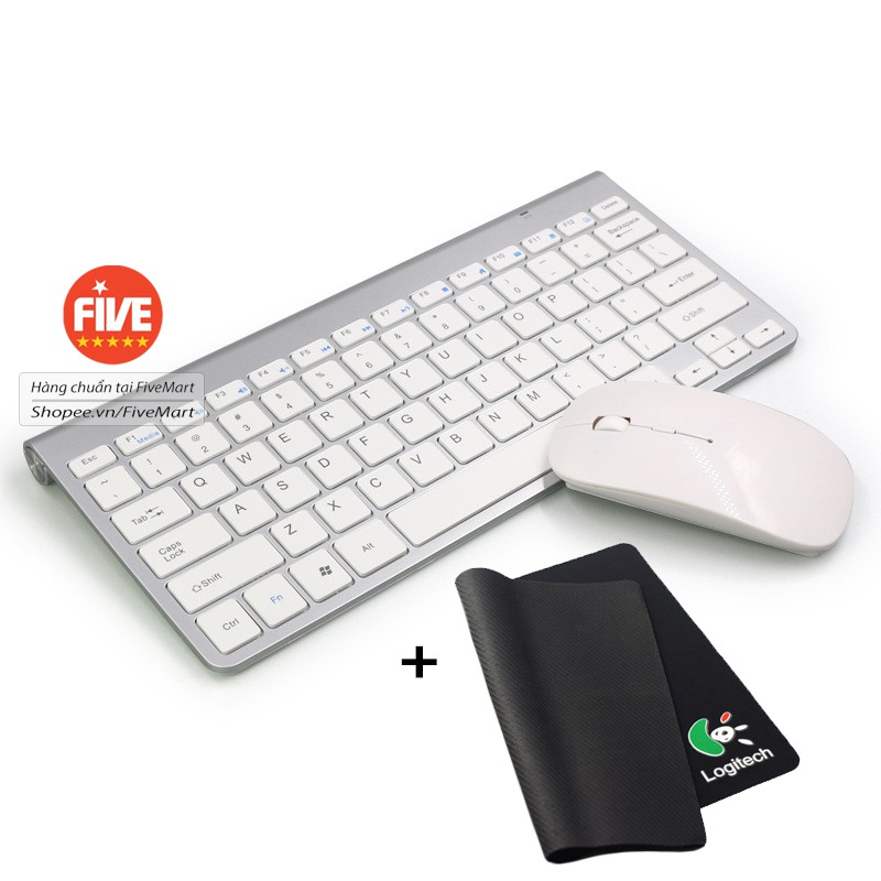 Bộ BÀN PHÍM VÀ CHUỘT Không Dây Siêu Mỏng KB109 2.4G Tương Thích Đa Thiết Bị Laptop | WebRaoVat - webraovat.net.vn