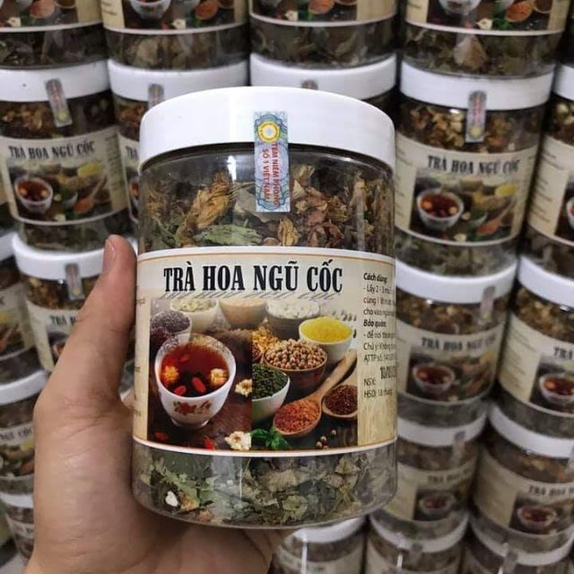 Trà hoa ngũ cốc thanh nhiệt đẹp da hộp 400g