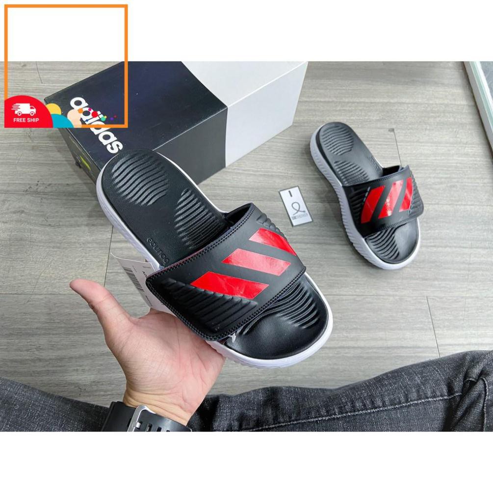 Dép Alphabounce FREESHIP +hộp quai ngang nam 3 sọc chất xịn 1-1 đủ màu