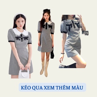 đầm caro bigsize dễ thương cao cấp có size 120kg (thời trang bigsize Anitagreen - Vicky G) VT03-0722