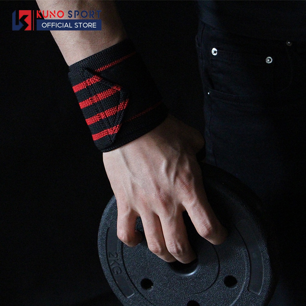 Đôi Băng Quấn Cổ Tay Bảo Vệ Cổ Tay Tập GYM KUNO SPORT ( SỐ LƯỢNG 1 ĐÔI)