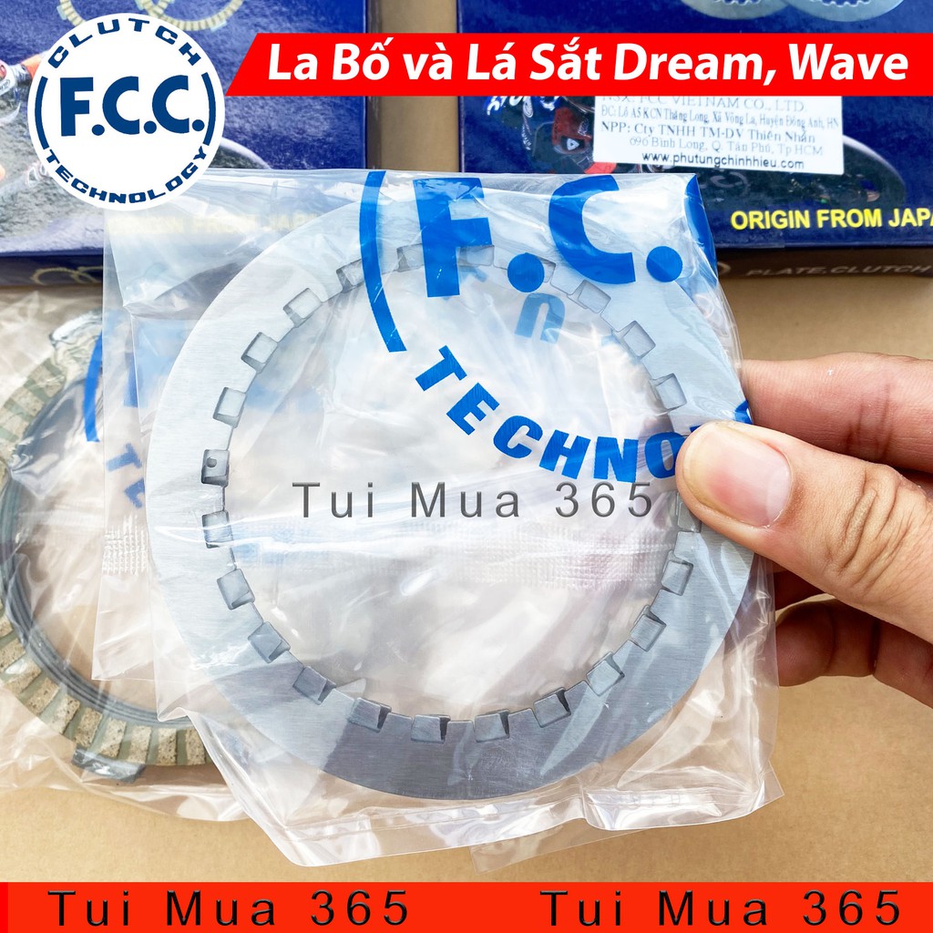 Full bộ Lá bố nồi và Lá sắt zin FCC Dream, Wave