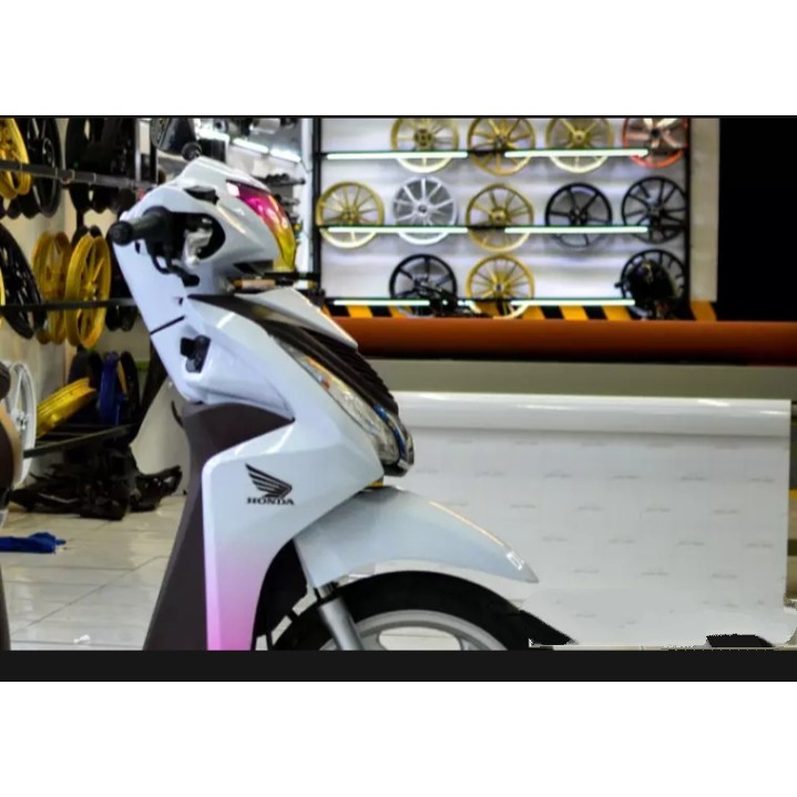 TEM TRÙM VISION trắng hồng chuyển màu nhẹ nhàng