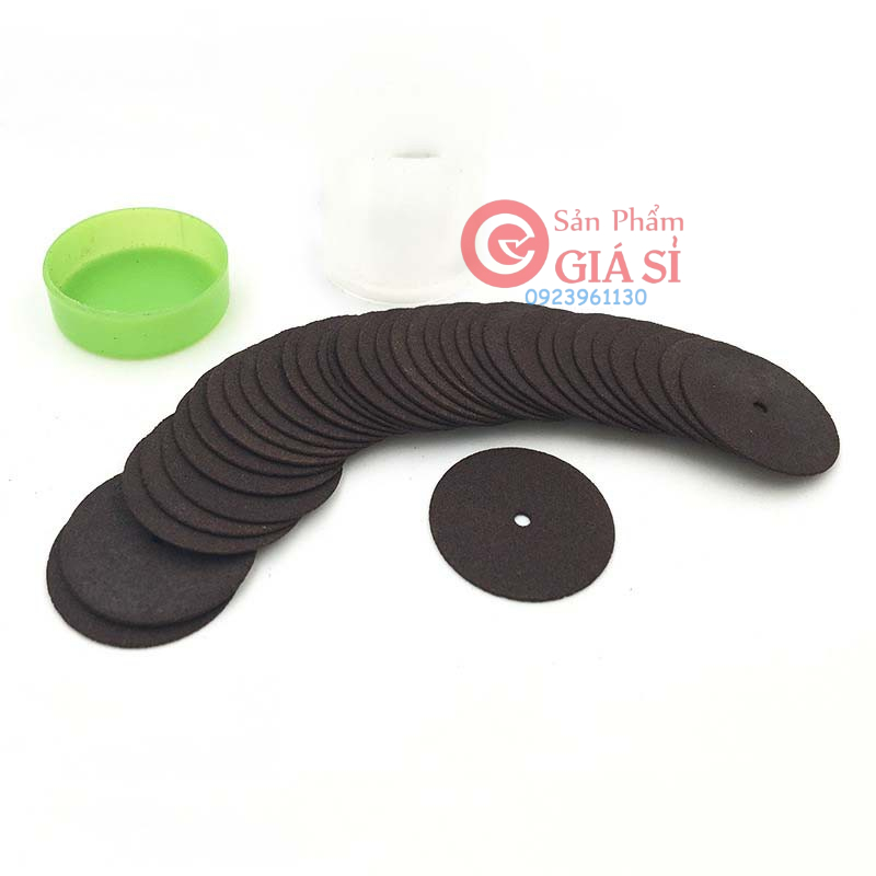 Bộ 36 dĩa cắt mini kèm 2 cán dùng cho máy khoan mài cắt khắc mini ❤️freeship❤️