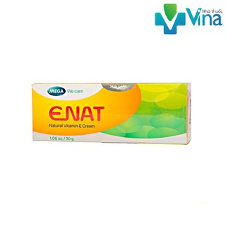 ENAT NATURAL VITAMIN E CREAM 30G - Kem dưỡng da, giữ ẩm 30g