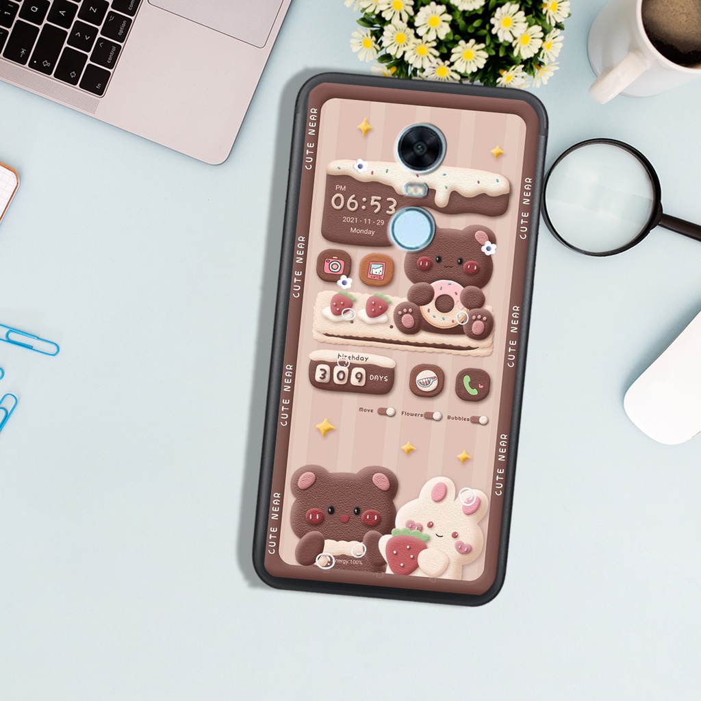 ỐP LƯNG  XIAOMI REMDI 5 - REDMI 5 PLUS ,IN HÌNH GẤU BEAR DỄ THƯƠNG, BỀN ĐẸP.