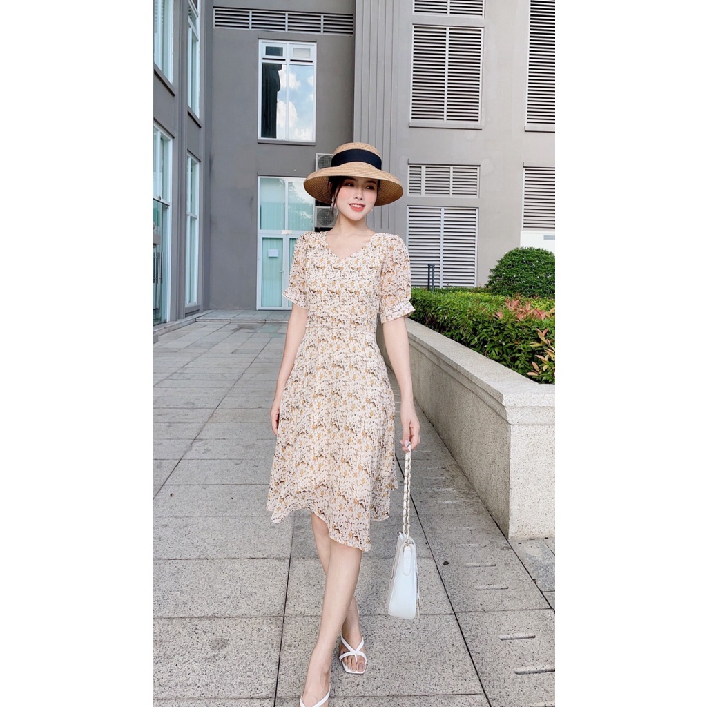 Đầm xoè hoa nhí dạo phố đi làm Mini Dress Petystore D009 | BigBuy360 - bigbuy360.vn