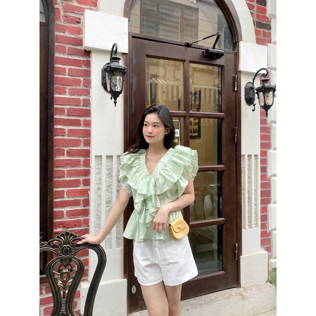 YU CHERRY | Áo Layered Ruffle Blouse YA413