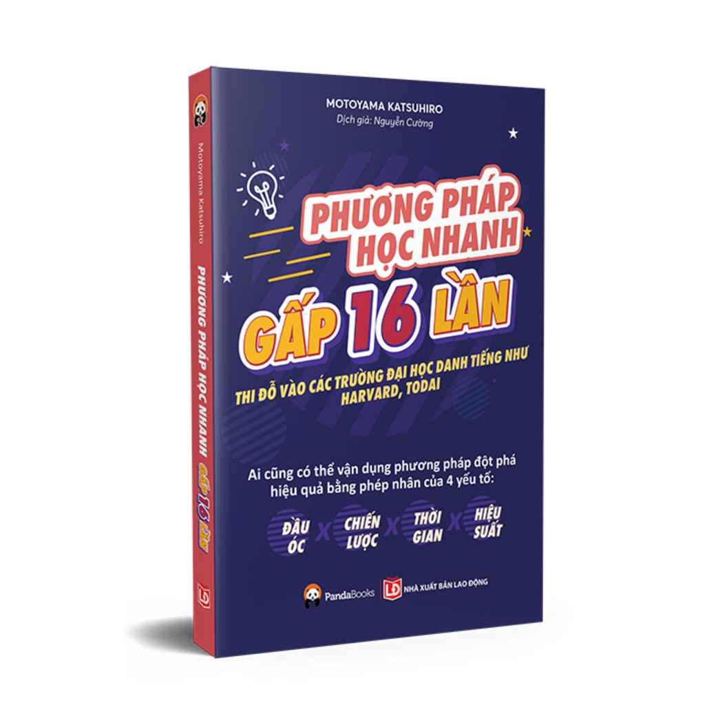 Sách - Phương pháp học nhanh gấp 16 lần - Pandabooks | WebRaoVat - webraovat.net.vn