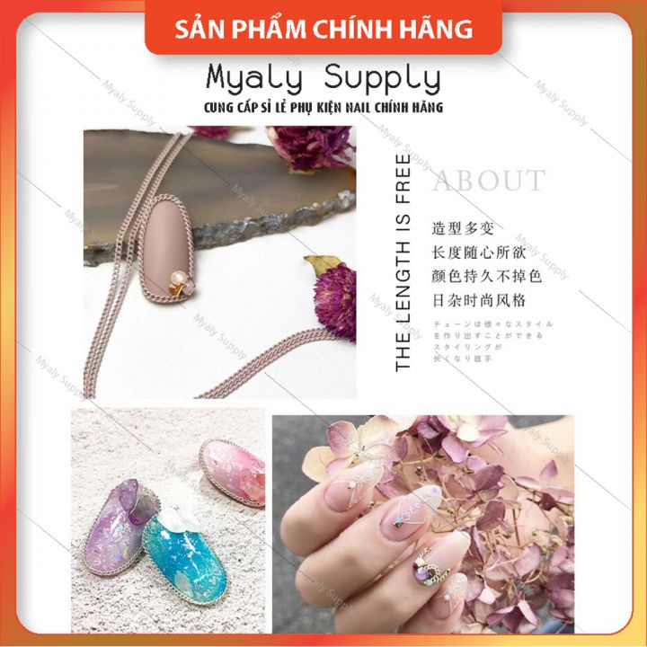 Dây Xích Nhiều Màu Làm Nail Set 6