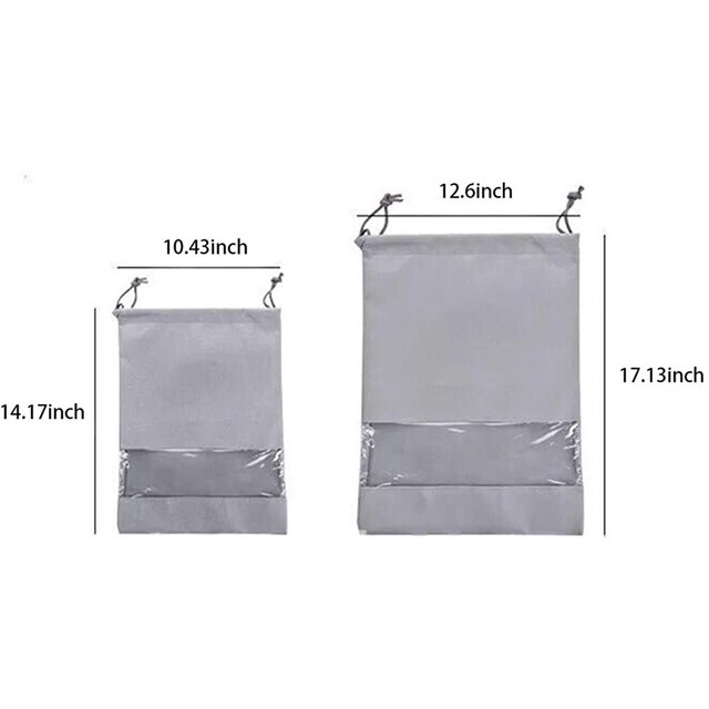 Túi Dây Rút Trong Suốt Đựng Giày Dép Chống Bụi Bẩn Tiện Dụng