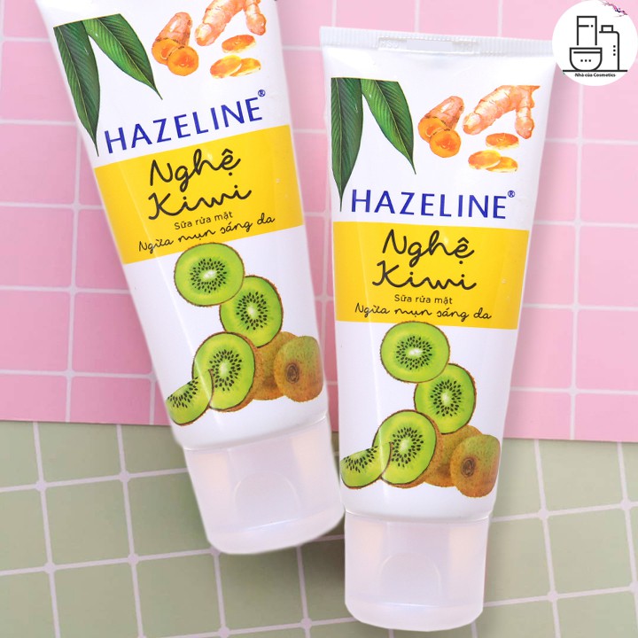 Sữa rửa mặt Hazeline nghệ kiwi 50g