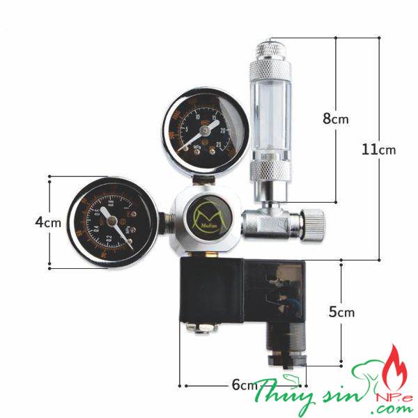 Van điện Mufan|Van bình khí CO2 thủy sinh | Van không lỗi