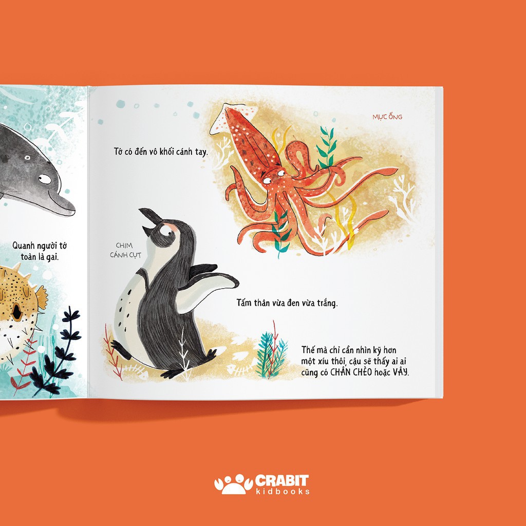 Sách - Tưởng khác mà giống - Khoa học hài hước - Crabit Kidbooks