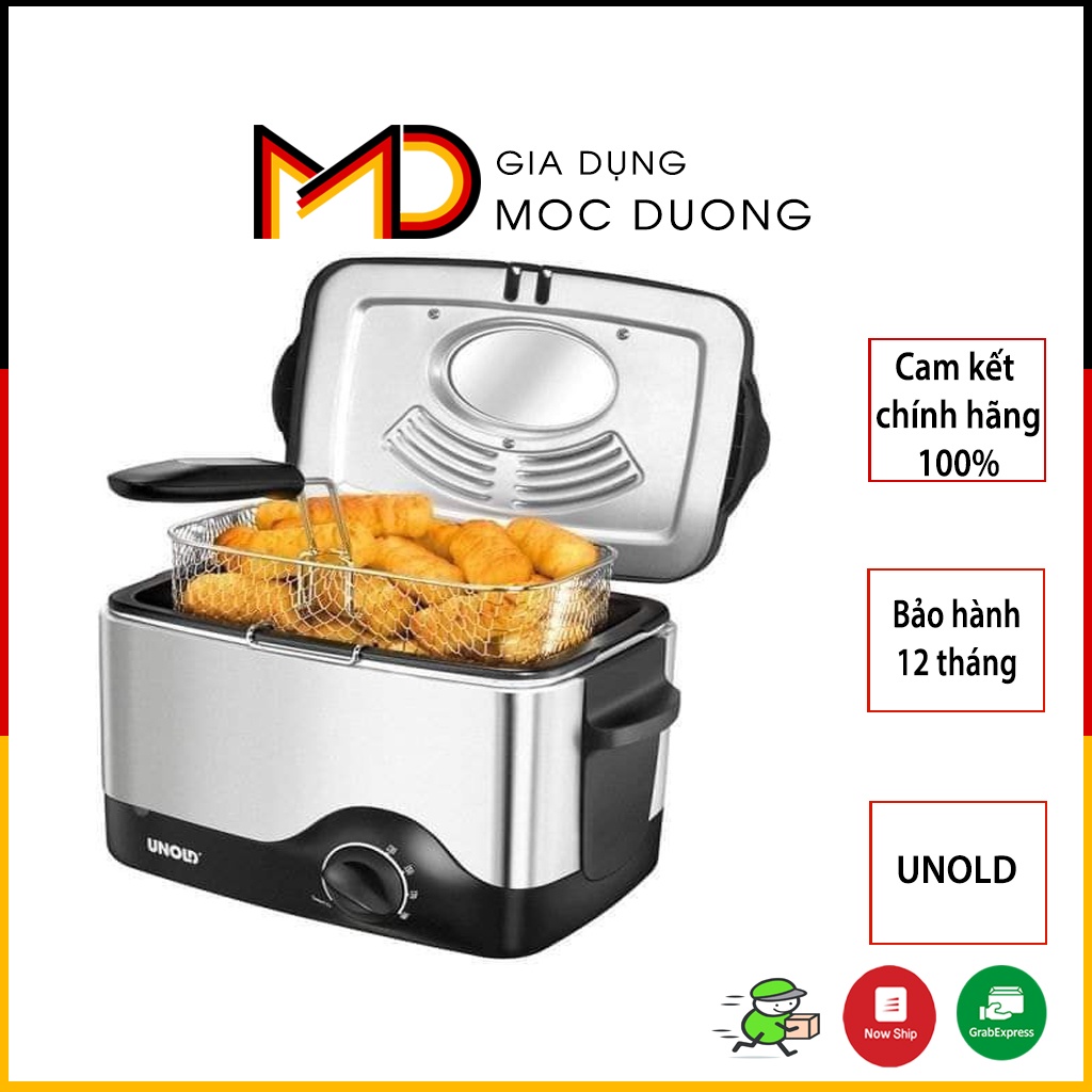 Nồi chiên ngập dầu Unold 58615 Fritteuse 1,5L