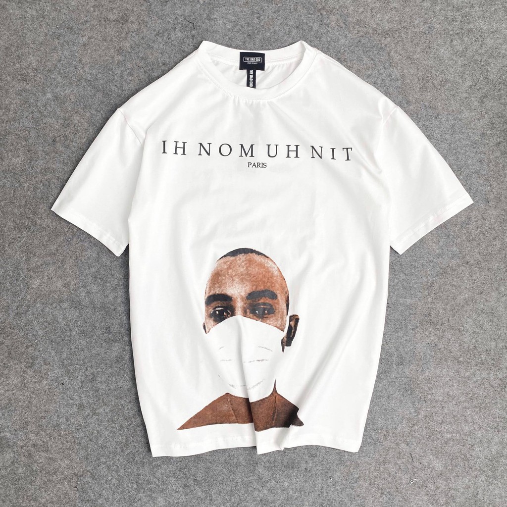 Áo thun cotton Ih Nom Uh Nit bịt mặt , áo phông tay lỡ nam nữ unisex , MSW Town | BigBuy360 - bigbuy360.vn