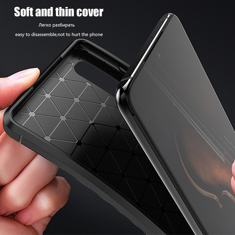 Huawei P30 P40 P20 Pro P20 P30 P40 Lite P40Pro+ Luxury Soft Silicone Thin Carbon Fiber Full Shockproof Bumper Case Cover