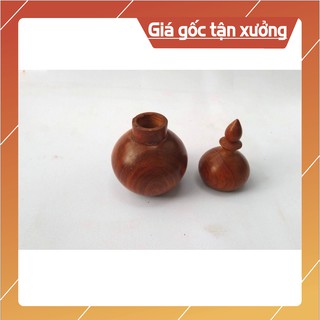 Hộp Tăm Hồ Lô Gỗ Hương - Hàng Mỹ Nghệ Cao Cấp