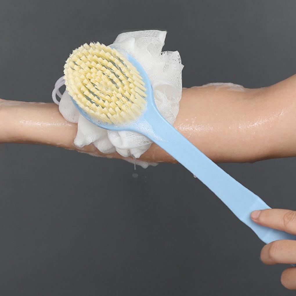 Bàn Chải Tắm Lông Mềm Cán Dài Tiện Dụng