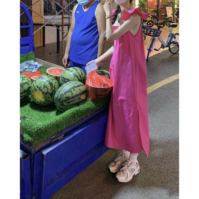 váy dây tay cánh tiên