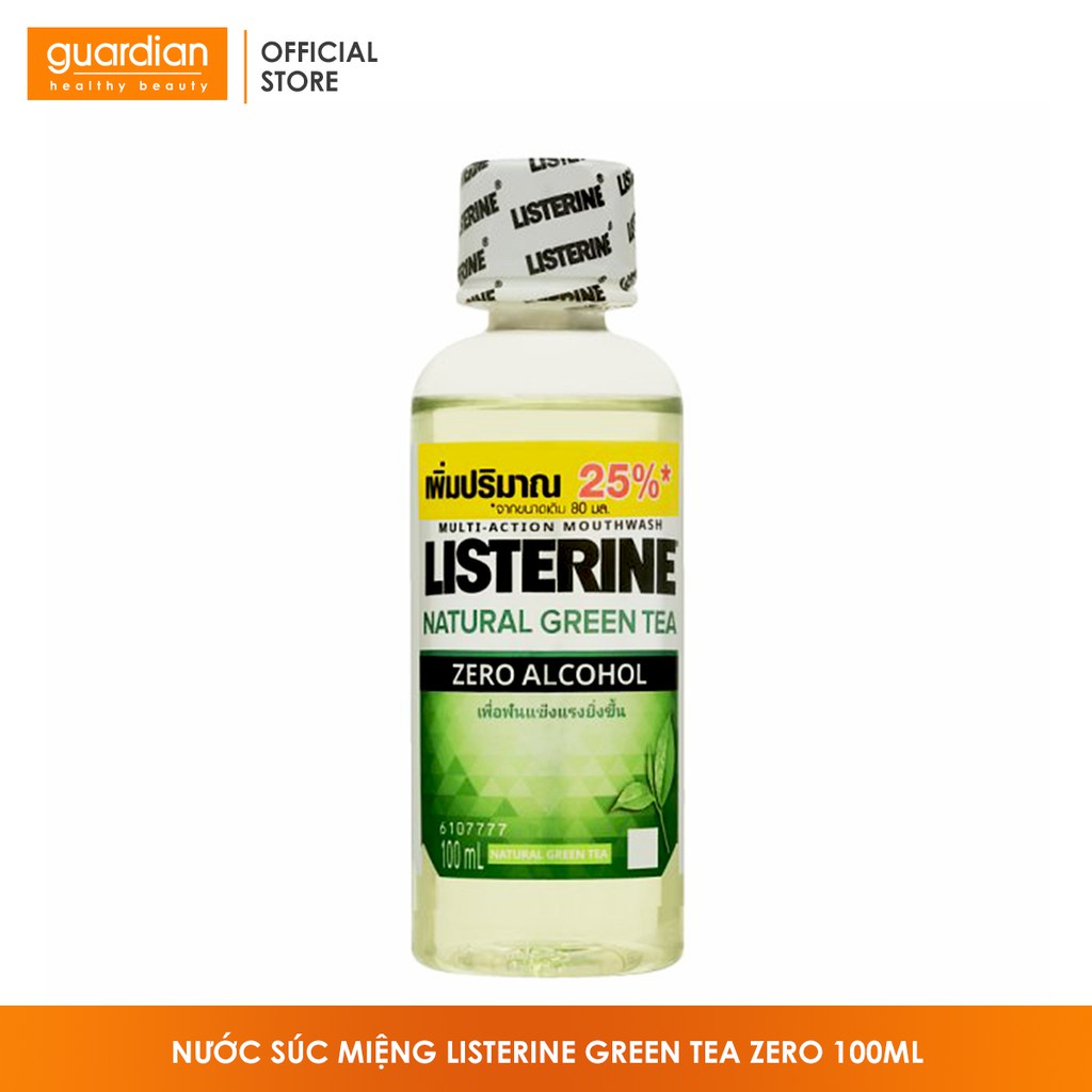 Nước súc miệng Listerine Green Tea Zero Alcohol 100ml