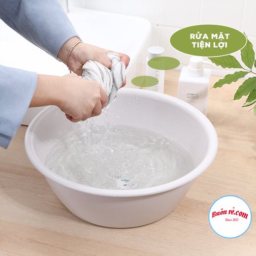 Chậu rửa mặt, chậu tắm cho bé cao cấp Hokori Việt Nhật (MS: 2525) - Thau rửa mặt cao cấp màu pastel xinh xắn Br01473