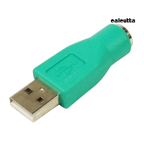 Bộ chuyển đổi jack cắm USB sang cổng PS2 màu xanh lá cho bàn phím/chuột máy tính