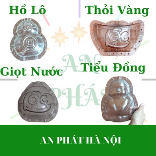 (Hàng Loại 1) 10 Khuôn Hồ Lô 2 bầu, THỏi Vàng, khuôn Giọt Nước, Khuôn tạo hình trái cây hình Tiểu Đồng loại dày 4-5 li