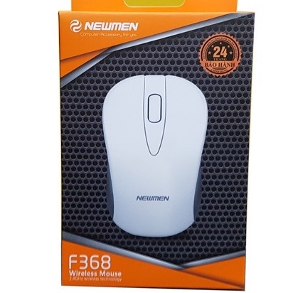 Chuột không dây Newmen F368 - Hàng chính hãng bấm nút êm nhẹ