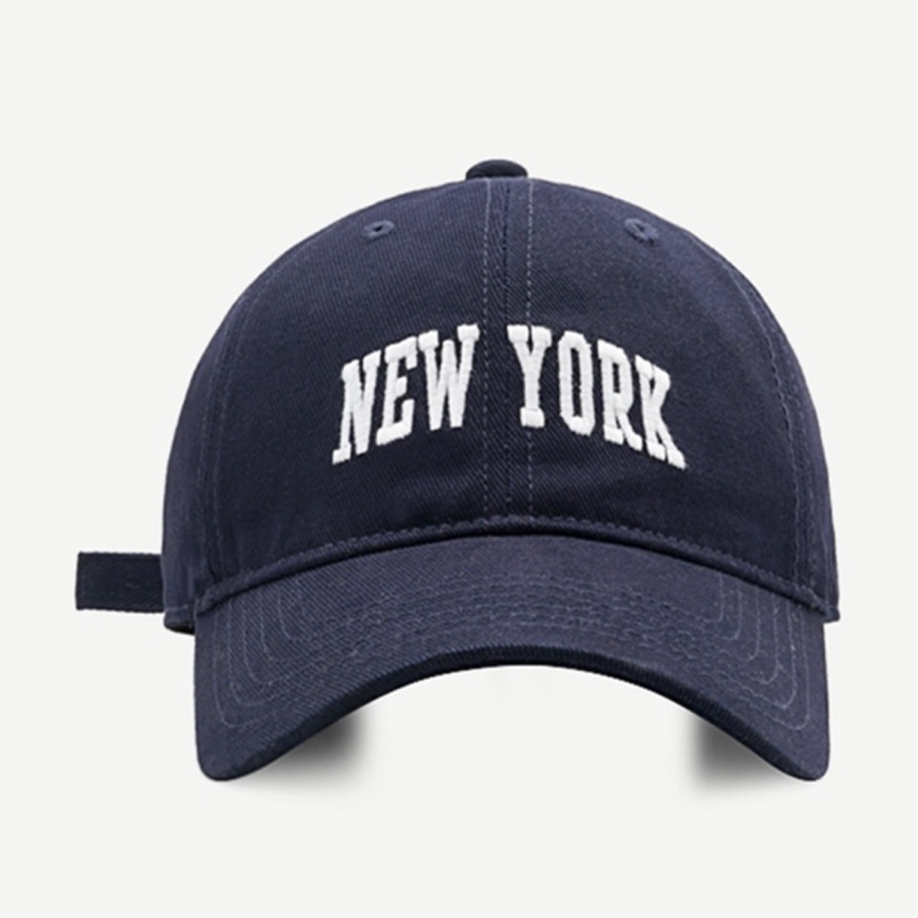 Mũ đội MG STUDIO thêu chữ New York thời trang dành cho nữ