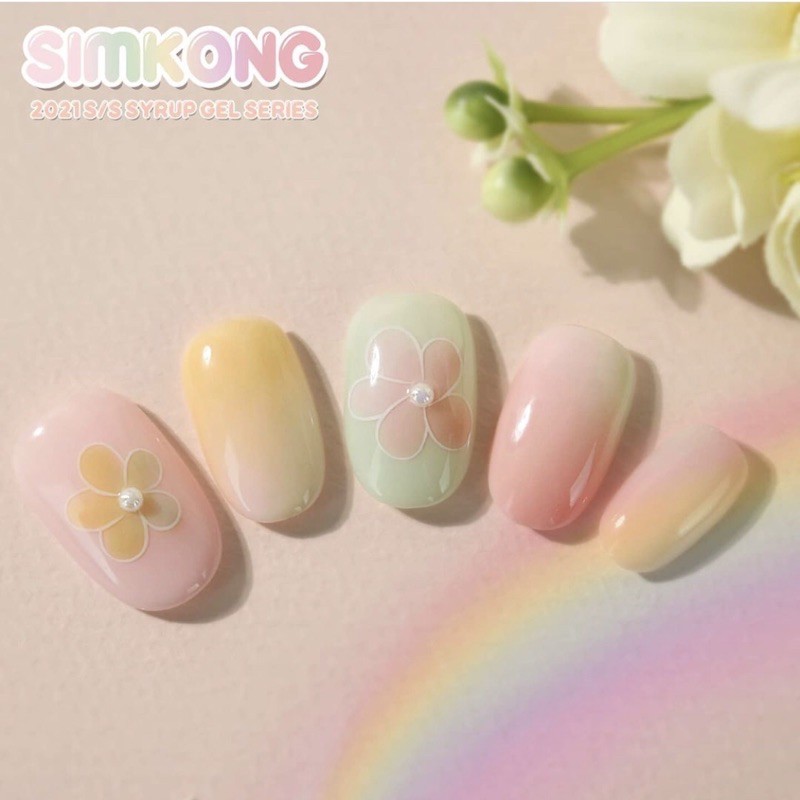 ♻️FREESHIP - CHÍNH HÃNG♻️ Bộ sản phẩm sơn gel thạch cao cấp Hàn Quốc Sweet candy Simkong story [ bộ 12 màu]