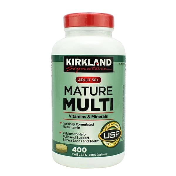 Vitamin tổng hợp Kirkland Mature Adults 50+ Multi 400 viên