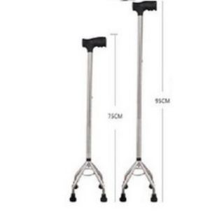 Gậy 3. 4 chân INOX ONE X  CAO CẤP Có nút điều chỉnh cao thấp