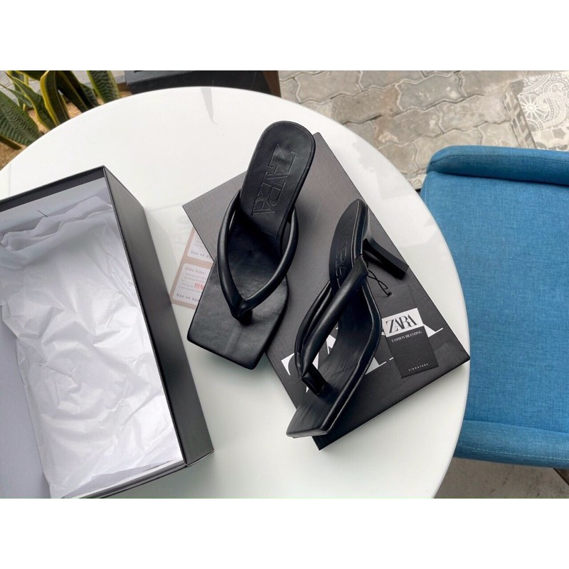 Guốc Zara xuất 7 phân quai Mouse êm chân
