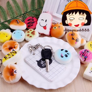 [35 Mẫu Tự Chọn Siêu Đáng Yêu] Móc Khóa Đồ Chơi Squishy Mochi Giá Rẻ Bóp Cực Sướng Tay ^^  Q6 in 1